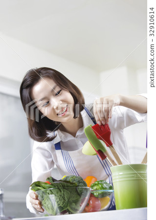 家庭主婦，廚房 32910614