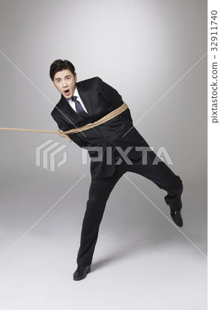 Rope, Businessman Rope, Businessman 32911740