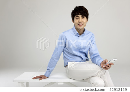 Galaxy, young man Galaxy, young man 32912139