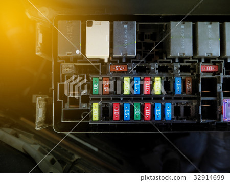 Car colour fuse box Car colour fuse box 32914699