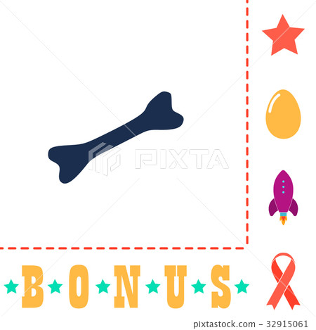 Dog bone computer symbol - Stock Illustration [32915061] - PIXTA