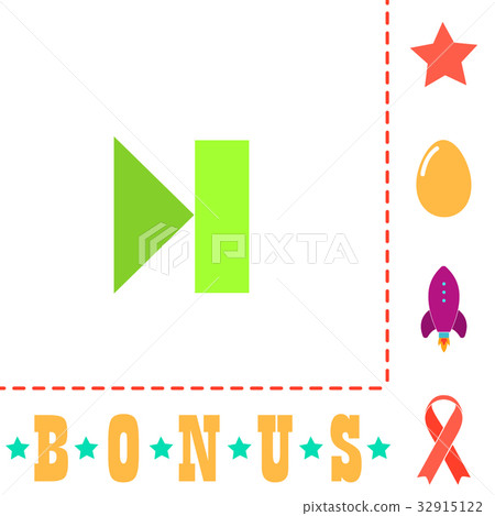 Next track button computer symbol 32915122