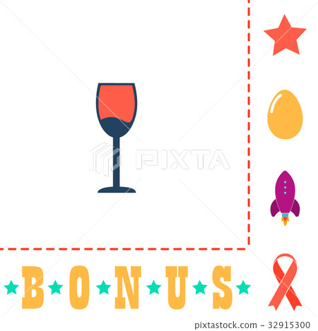 wineglass computer symbol 32915300