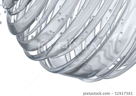 3D striped decorative balls. 3D striped decorative balls. 32917381