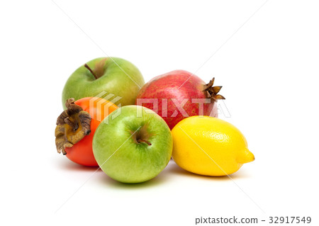 Fruits isolated on white background 32917549