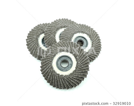 grinding wheel on isolated 32919010