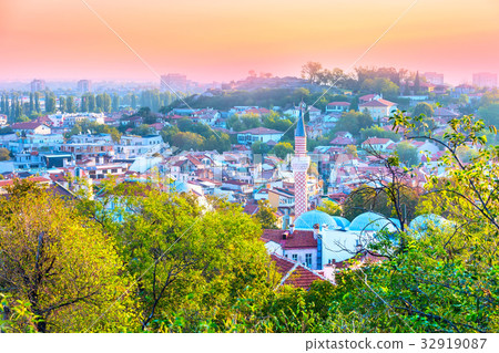 Panorama of Plovdiv city, Bulgaria 32919087