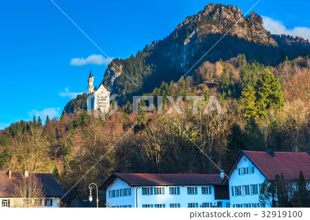 Famous bavaria landmark Neuschwanstein Castle in 32919100