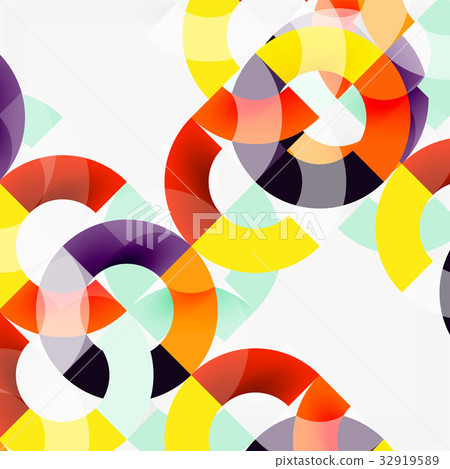 Colorful rings on grey background, modern Colorful rings on grey background, modern 32919589