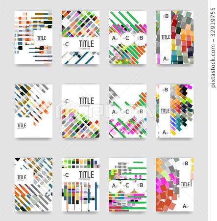 Set of brochure cover templates Set of brochure cover templates 32919755