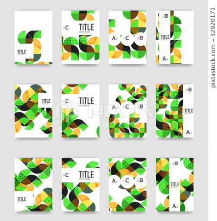 Set of brochure cover templates Set of brochure cover templates 32920171