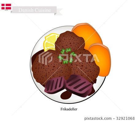 Frikadeller or Fried Beef Patty Frikadeller or Fried Beef Patty 32921068