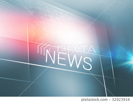 Big flat TV Screen with news text Concept Series Big flat TV Screen with news text Concept Series 32923916