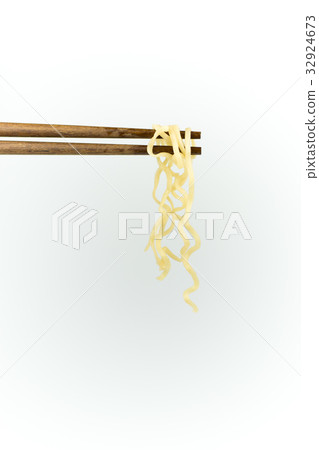 chopsticks noodles isolated on white background chopsticks noodles isolated on white background 32924673
