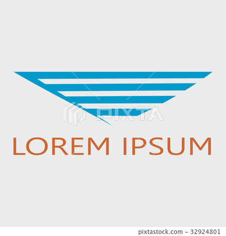 Abstract wing logotype. Abstract wing logotype. 32924801