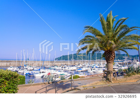 The sea side of the roadside station Ito Marine Town 32926695