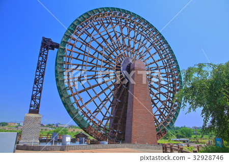 Kawahagi large water wheel Kawahagi large water wheel 32928746