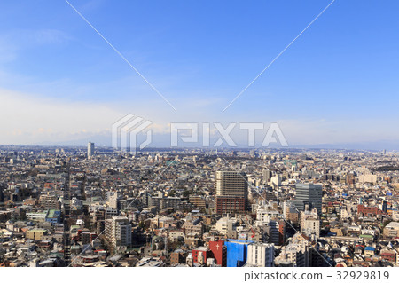 Urban scenery (Tokyo, Setagaya-ku to Kanagawa, winter edition) 32929819