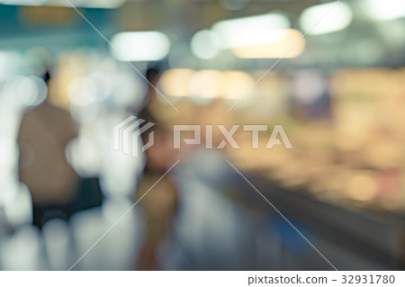 Abstract blurred market Abstract blurred market 32931780