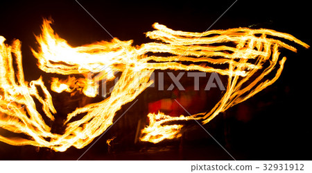 Abstract background of flame on fire show Abstract background of flame on fire show 32931912