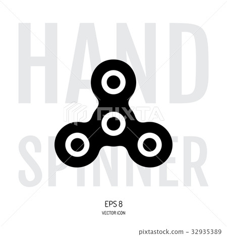 Hand spinner or fidget icon Hand spinner or fidget icon 32935389