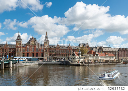 Amsterdam central railway station, Netherlands 32935582