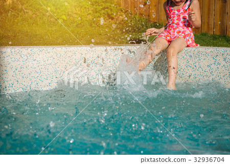 sunset shiny light and clean bright pool sunset shiny light and clean bright pool 32936704
