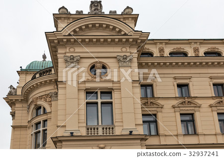 Theater in the Old Town of Krakow, Poland. 32937241