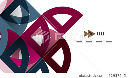Business presentation geometric template Business presentation geometric template 32937645