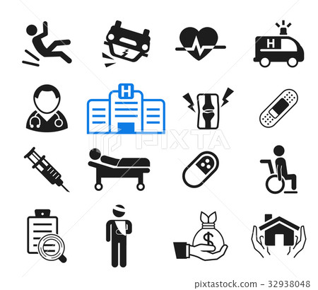Accidents and life insurance for hospital. Accidents and life insurance for hospital. 32938048