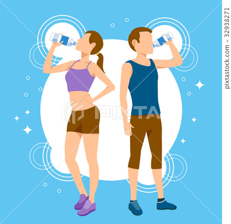 Best drink of physical fitness concept.  32938271