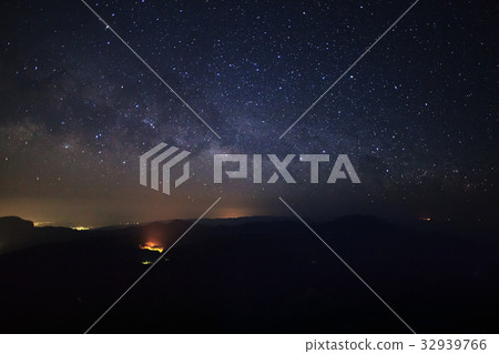 milky way galaxy with stars and space dust  32939766