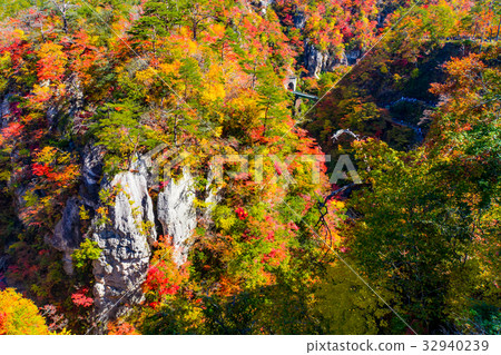 [Miyagi Prefecture] Autumn leaves of Naruko Gorge 32940239