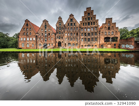 Salzspeicher, historic warehouses in Lubeck 32941090