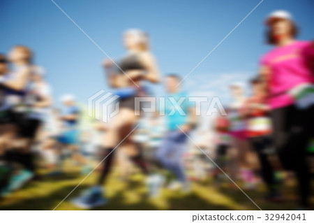 Photo of runners in summer Photo of runners in summer 32942041