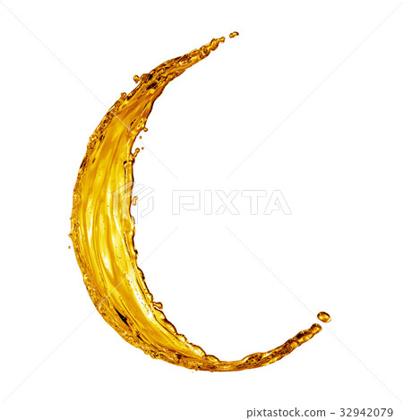 3D detailed illustration of a drop of water gold 3D detailed illustration of a drop of water gold 32942079