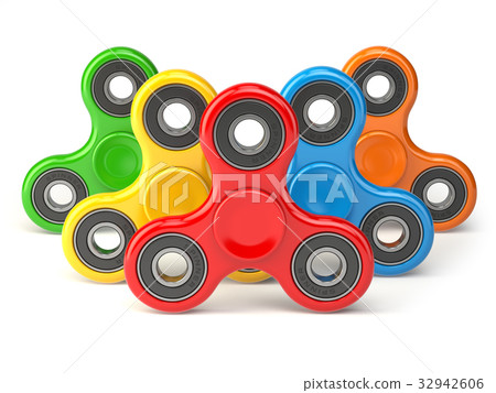 Group of fidget finger spinner stress 32942606