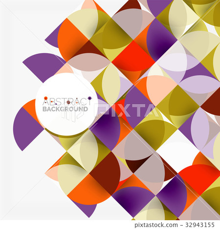 Modern geometrical abstract background circles Modern geometrical abstract background circles 32943155