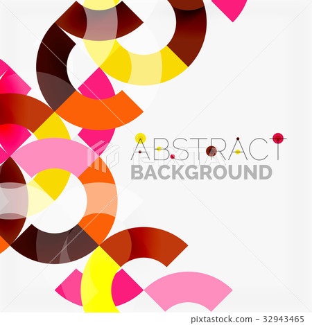 Colorful rings on grey background, modern Colorful rings on grey background, modern 32943465