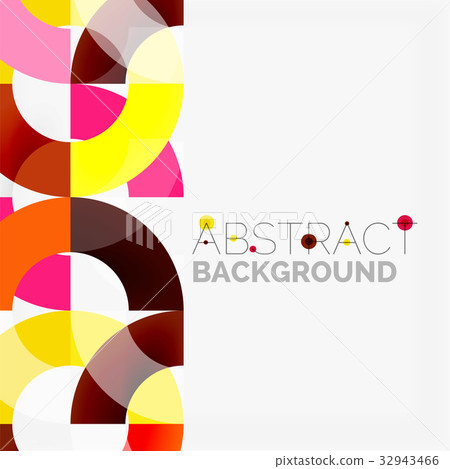 Colorful rings on grey background, modern 32943466