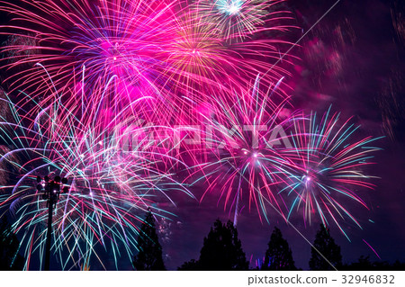 Fireworks, Japanese summer 32946832
