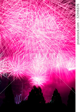 Fireworks, Japanese summer 32946876