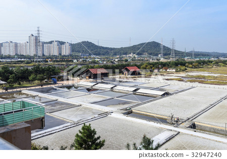 Salt mine, salt warehouse, Sora wetland ecological park 32947240