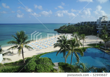 沖繩縣月亮海灘景觀 沖繩縣月亮海灘景觀 32949687