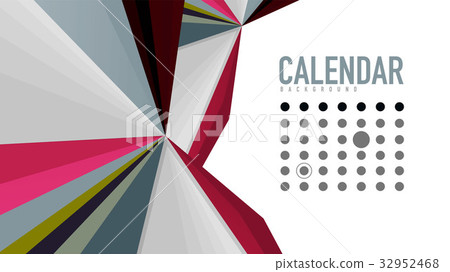 Modern triangle presentation template 32952468