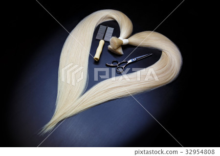 hair extension equipment of natural blonde hair hair extension equipment of natural blonde hair 32954808