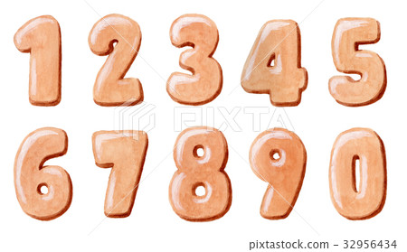 Biscuit character numbers Biscuit character numbers 32956434