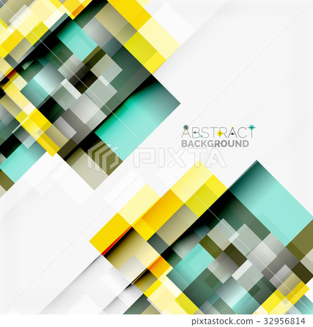 Abstract blocks template design background, simple - Stock Illustration ...
