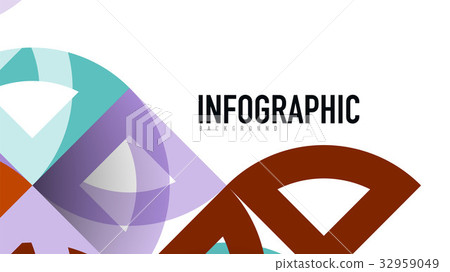 Business presentation geometric template Business presentation geometric template 32959049