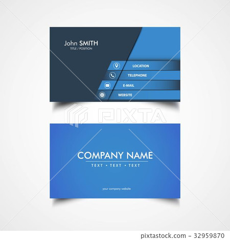 Simple Business Card Template Simple Business Card Template 32959870